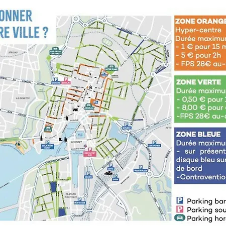 Le Templiers Avec Terrasse - Hyper Centre Lr Апартаменты
